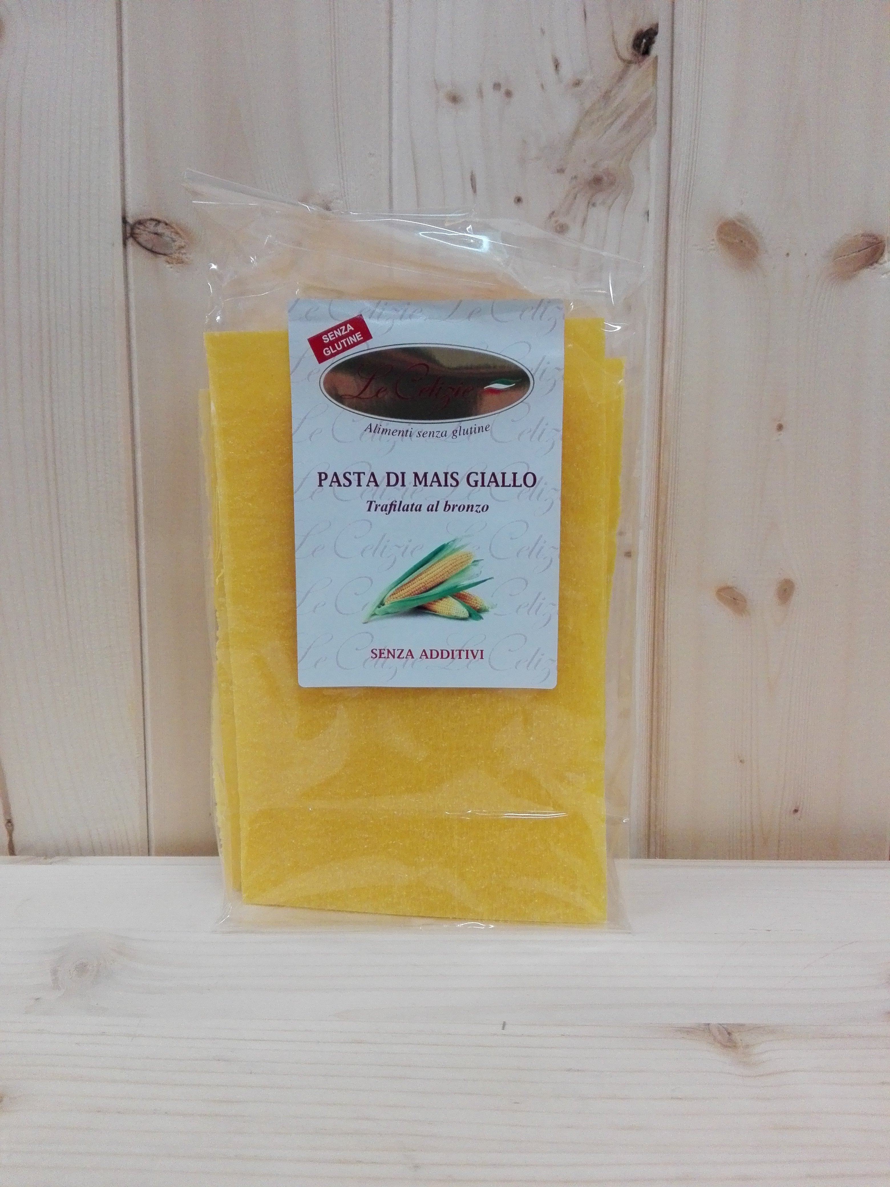 Le Celizie Pasta di Mais Giallo Lasagne