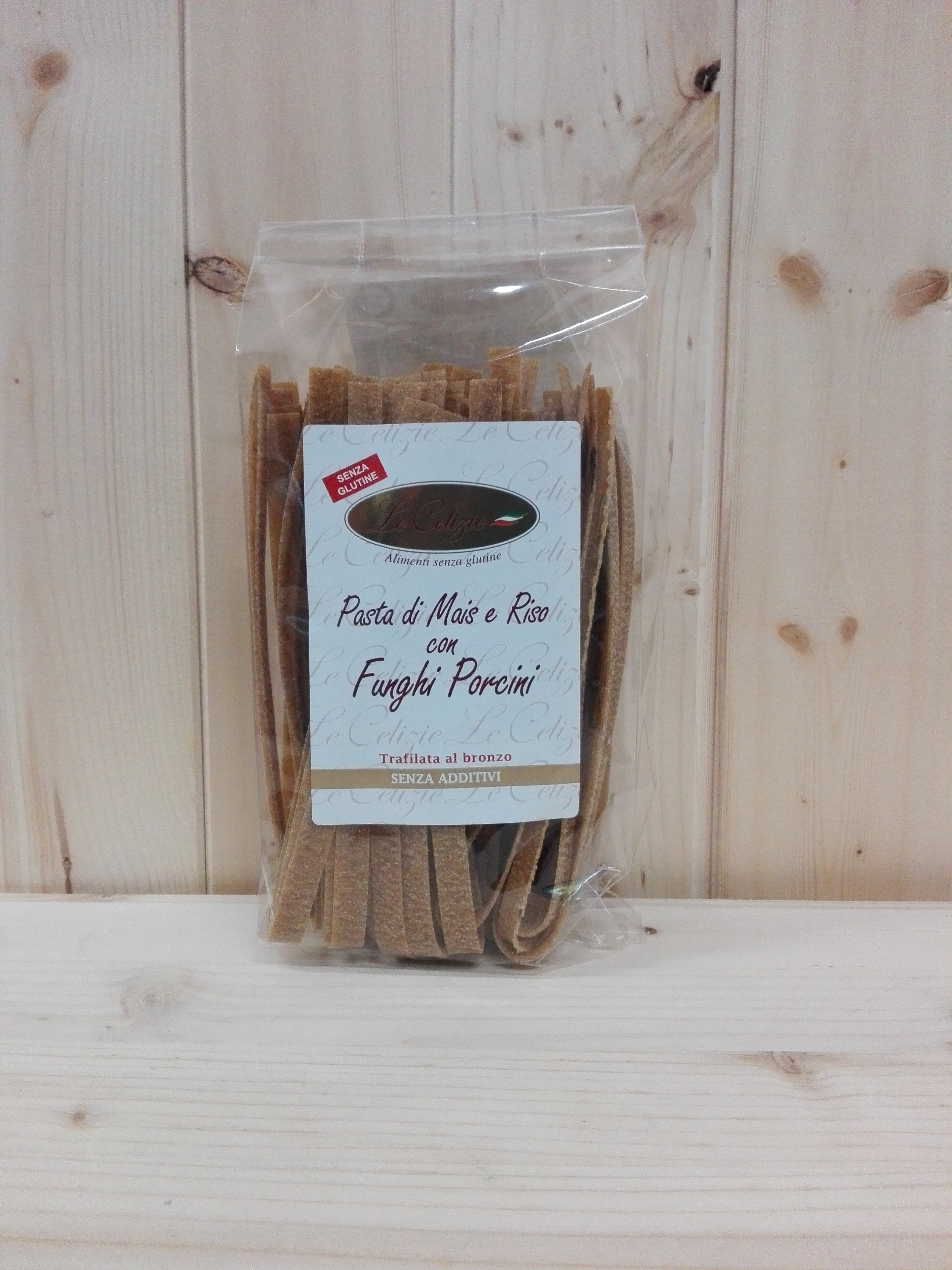 Le Celizie Pasta di Mais Riso con Funghi Tagliatelle